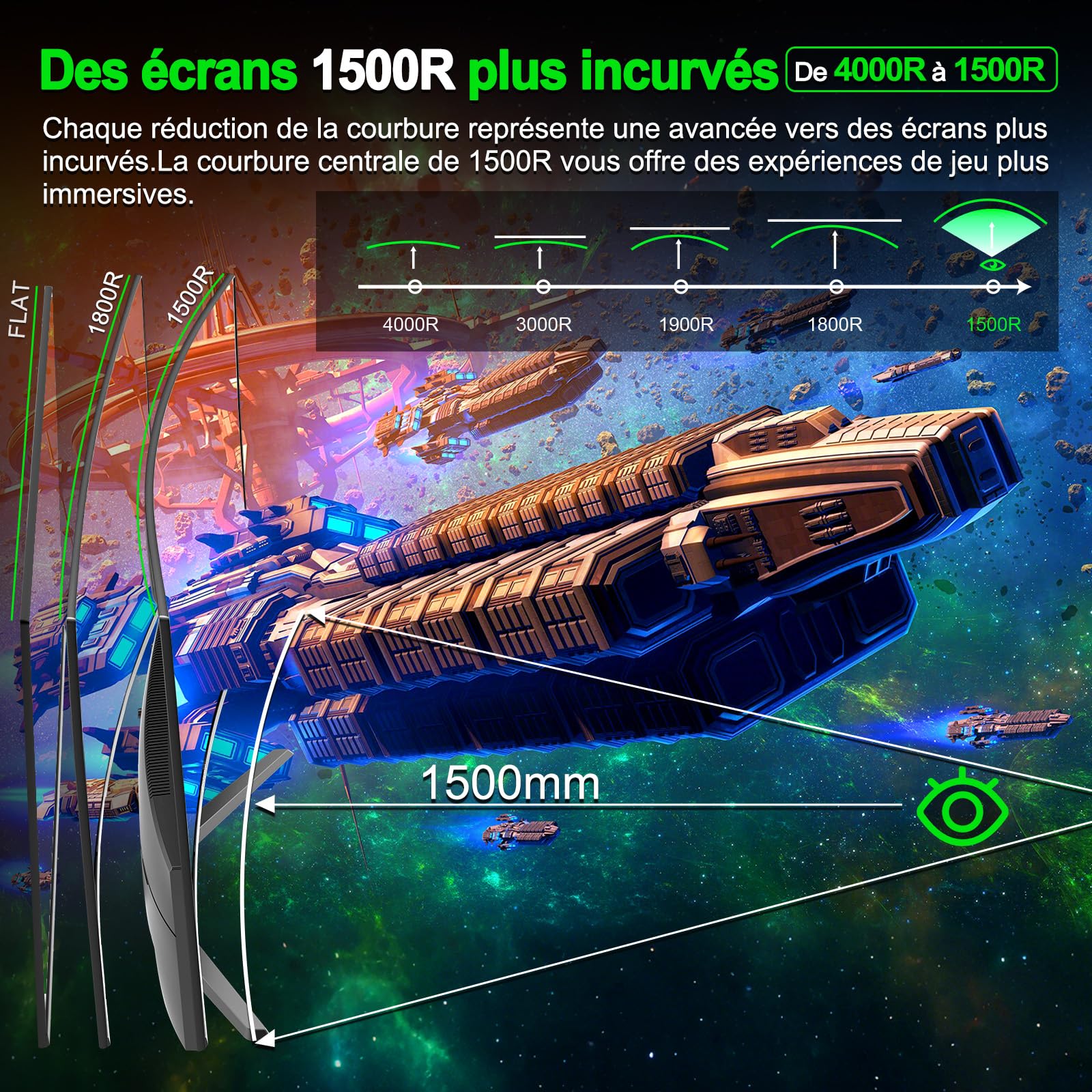 Minifire Moniteur PC 24 Pouces 100Hz, IPS, Ecran PC FHD 1080P, Haut - parleurs intégrés - Ecran ordinateur | DR CLICK Informatique