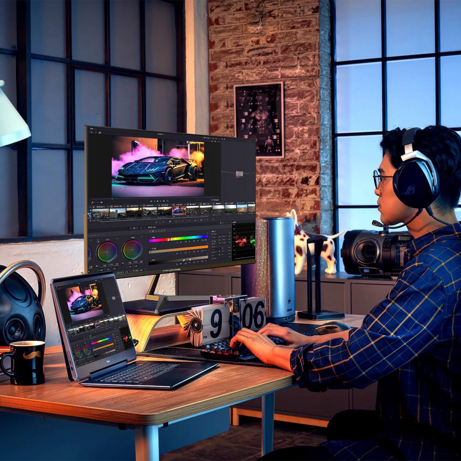 Minifire Moniteur PC 24 Pouces 100Hz, IPS, Ecran PC FHD 1080P, Haut - parleurs intégrés (Neuf) - Ecran ordinateur | DR CLICK Informatique