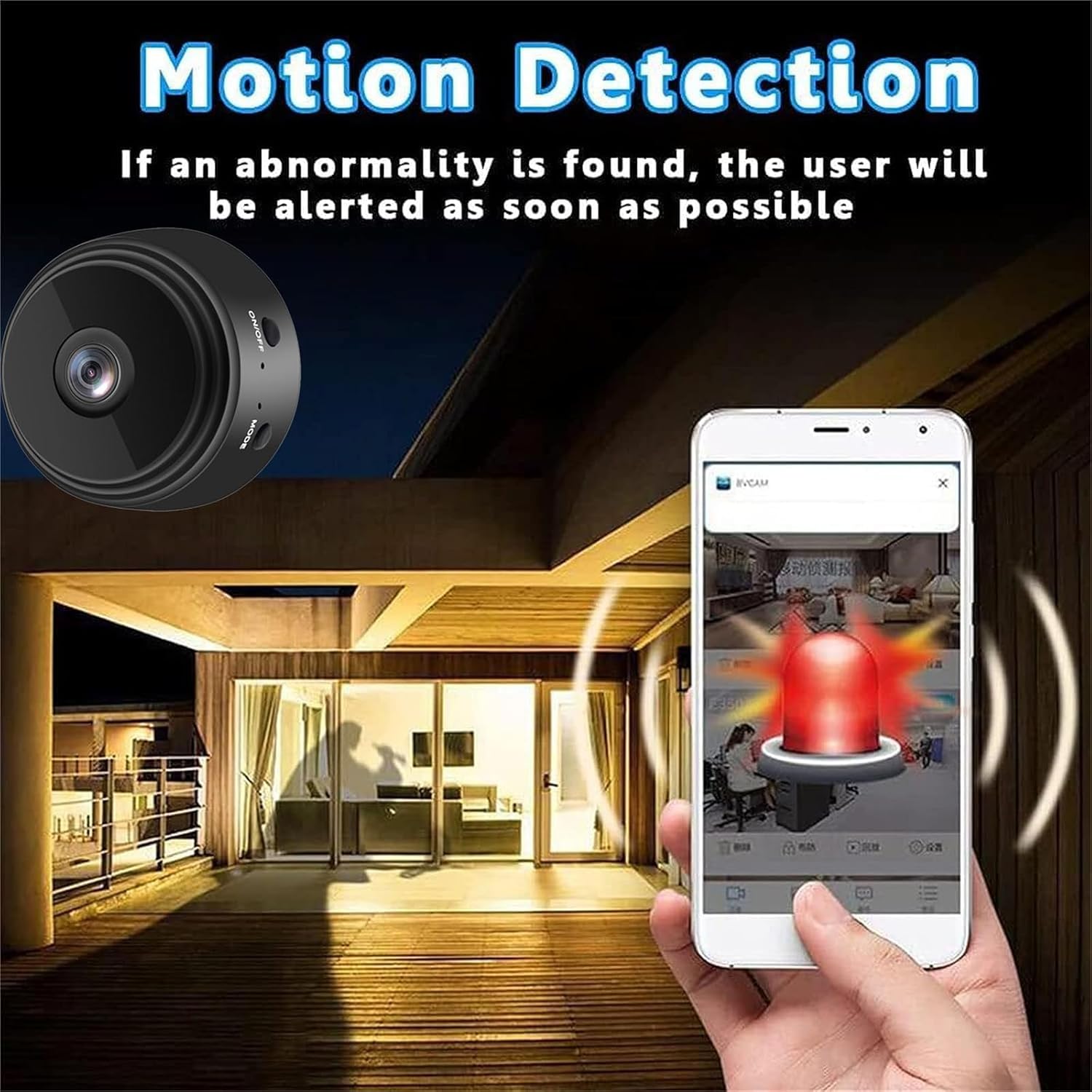 Minluk Magnetic Mini Security Camera, Mini 1080p HD Wireless - Webcam | DR CLICK Informatique