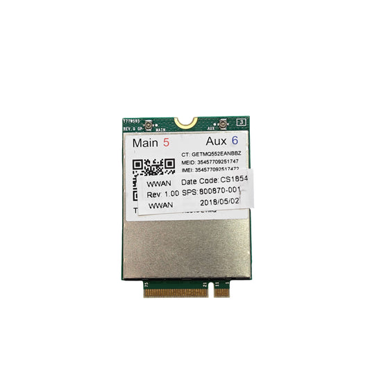 Module WWAN 4G LTE Foxconn T77W595 HP 800870 - 001 M.2 (Reconditionné) - PC Portables – Pièces détachées | DR CLICK Informatique