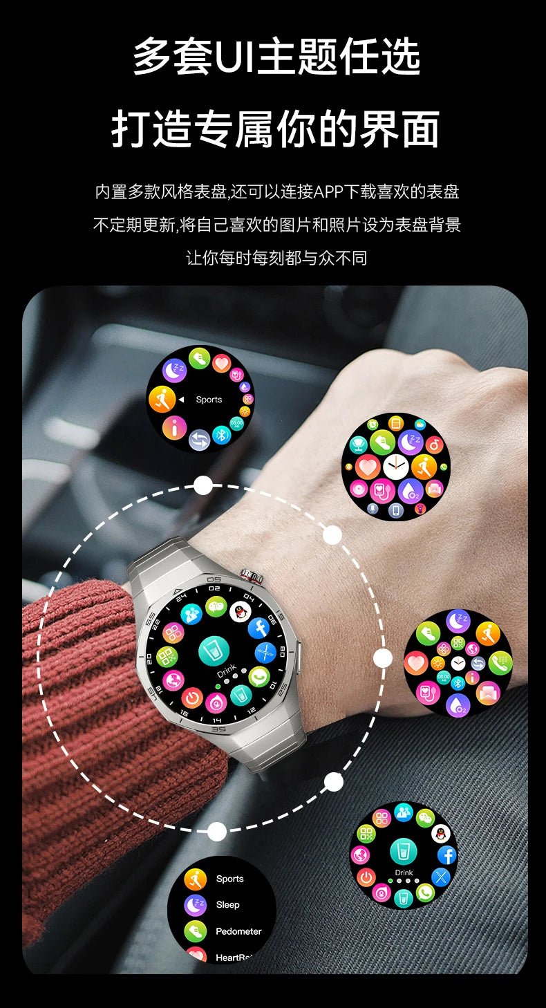 Montre connectée LAXASFIT GT5 Pro – AMOLED 1,53" GPS & Santé - Smartwatch – Montres connectées | DR CLICK Informatique