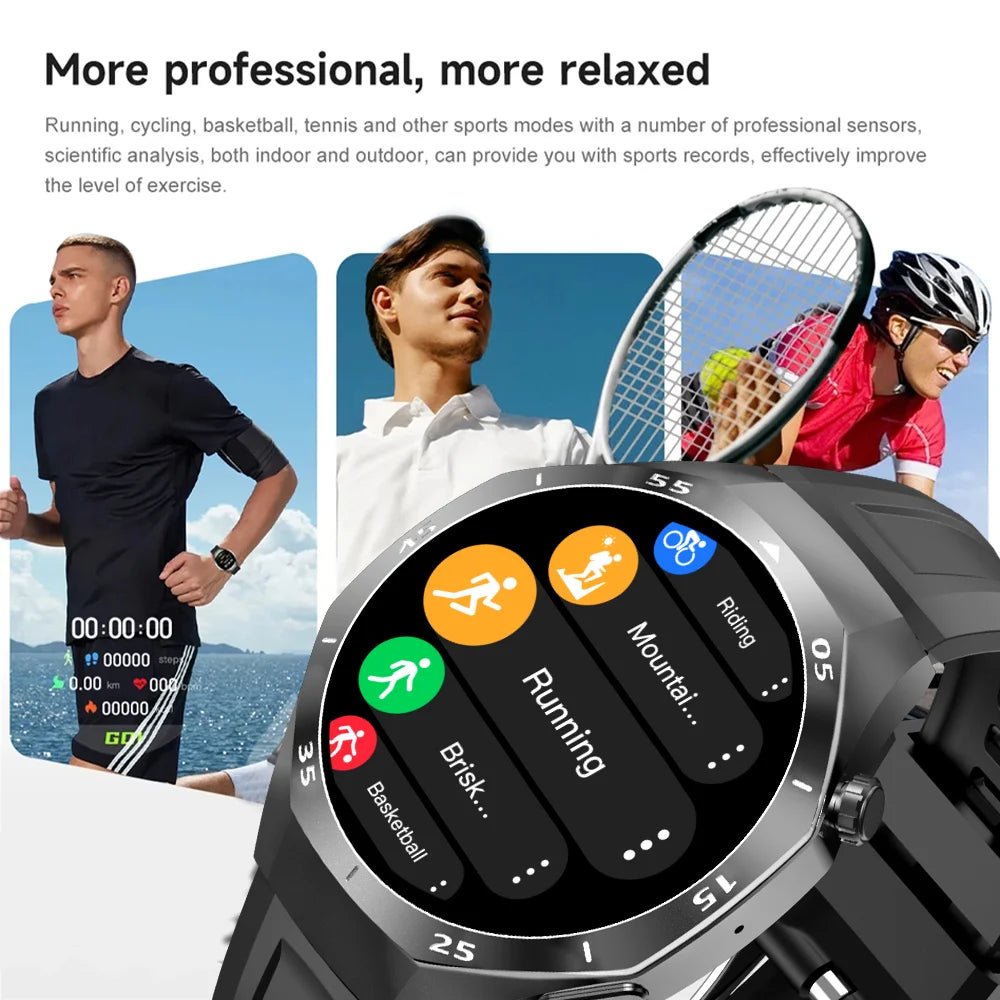 Montre connectée LAXASFIT GT5 Pro – AMOLED 1,53" GPS & Santé - Smartwatch – Montres connectées | DR CLICK Informatique