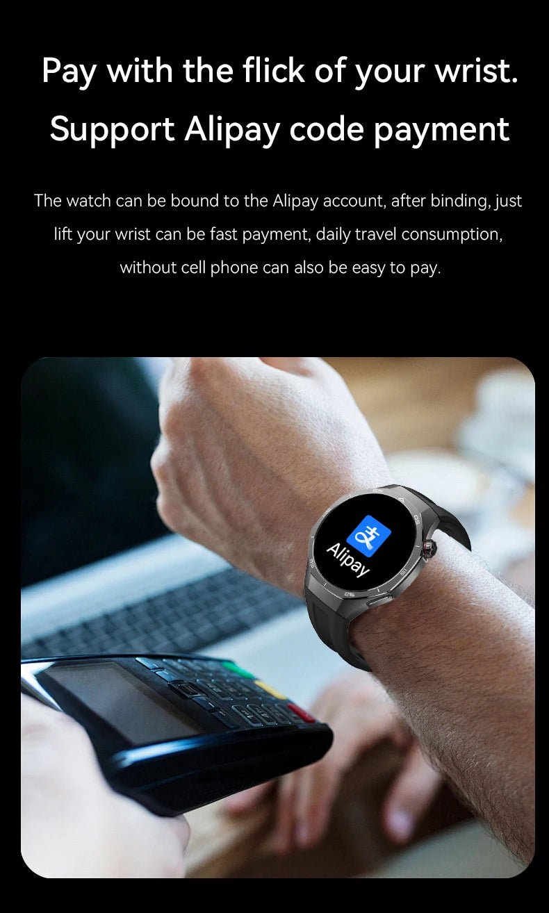 Montre connectée LAXASFIT GT5 Pro – AMOLED 1,53" GPS & Santé - Smartwatch – Montres connectées | DR CLICK Informatique