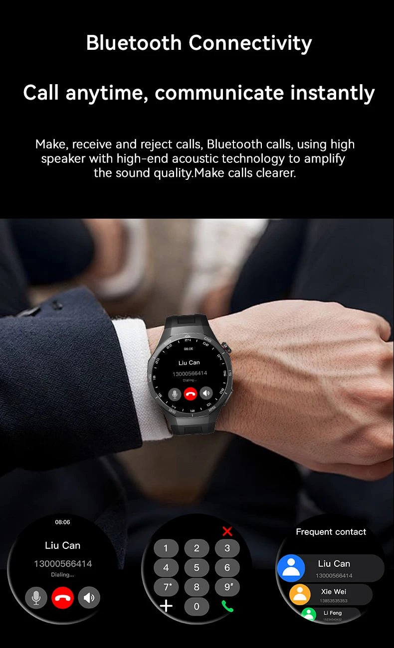 Montre connectée LAXASFIT GT5 Pro – AMOLED 1,53" GPS & Santé - Smartwatch – Montres connectées | DR CLICK Informatique