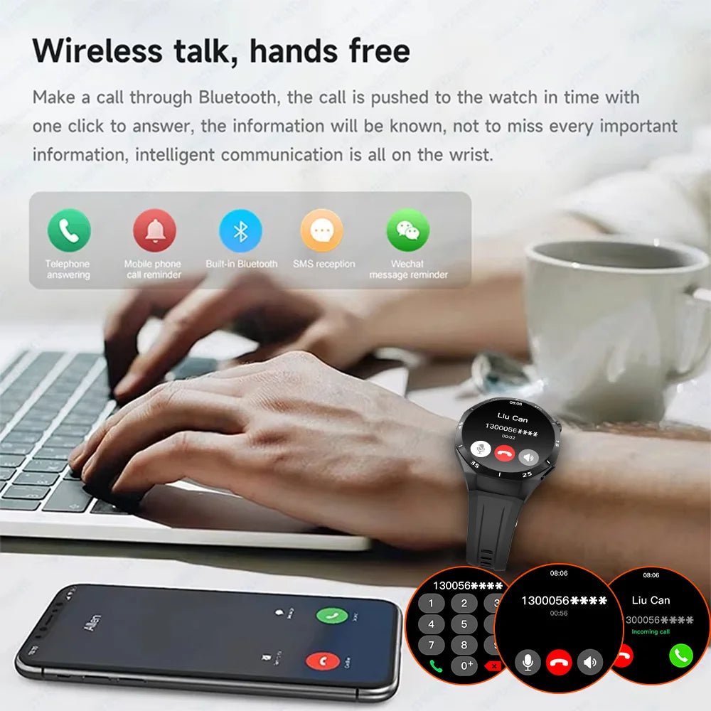 Montre connectée LAXASFIT GT5 Pro – AMOLED 1,53" GPS & Santé - Smartwatch – Montres connectées | DR CLICK Informatique