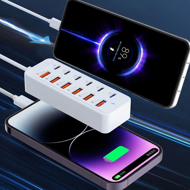 Multiprise USB 12 ports 66W PD – Station de charge rapide USB - A & USB - C - Hub USB | DR CLICK Informatique