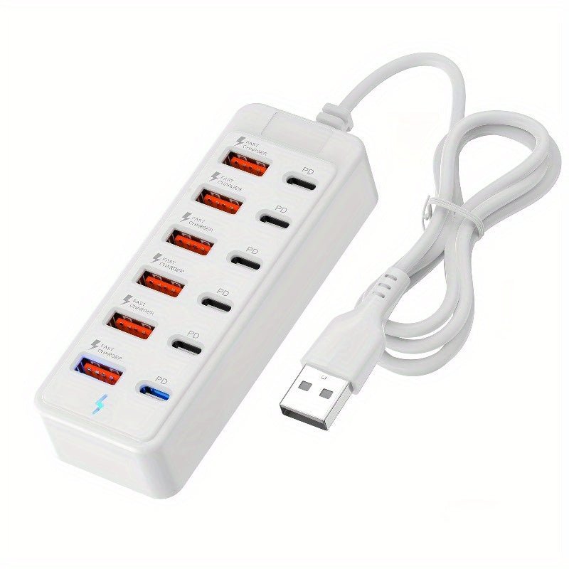 Multiprise USB 12 ports 66W PD – Station de charge rapide USB - A & USB - C - Hub USB | DR CLICK Informatique