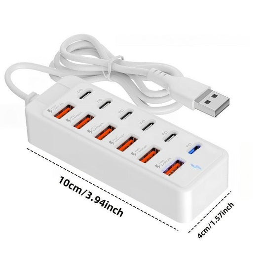 Multiprise USB 12 ports 66W PD – Station de charge rapide USB - A & USB - C - Hub USB | DR CLICK Informatique