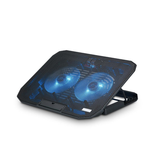 Support ventilé NK pour ordinateur portable avec 2 ventilateurs silencieux