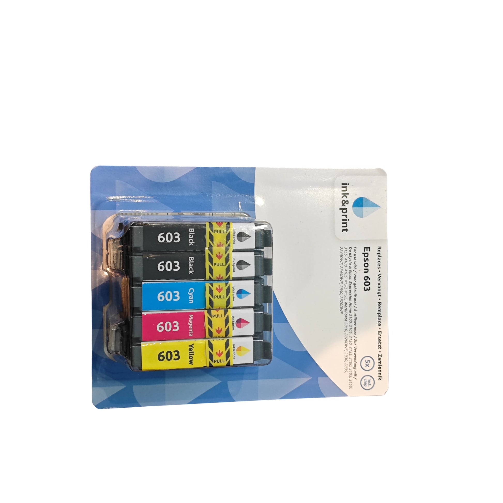Pack Cartouches Epson 603 Compatible – Noir + Couleurs XP WF - Toners & Cartouches (Imprimantes) | DR CLICK Informatique