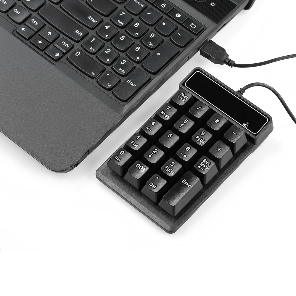 Pavé Numérique USB Filaire 19 Touches – Clavier Numérique Sensation Mécanique (Neuf) - Clavier & souris | DR CLICK Informatique