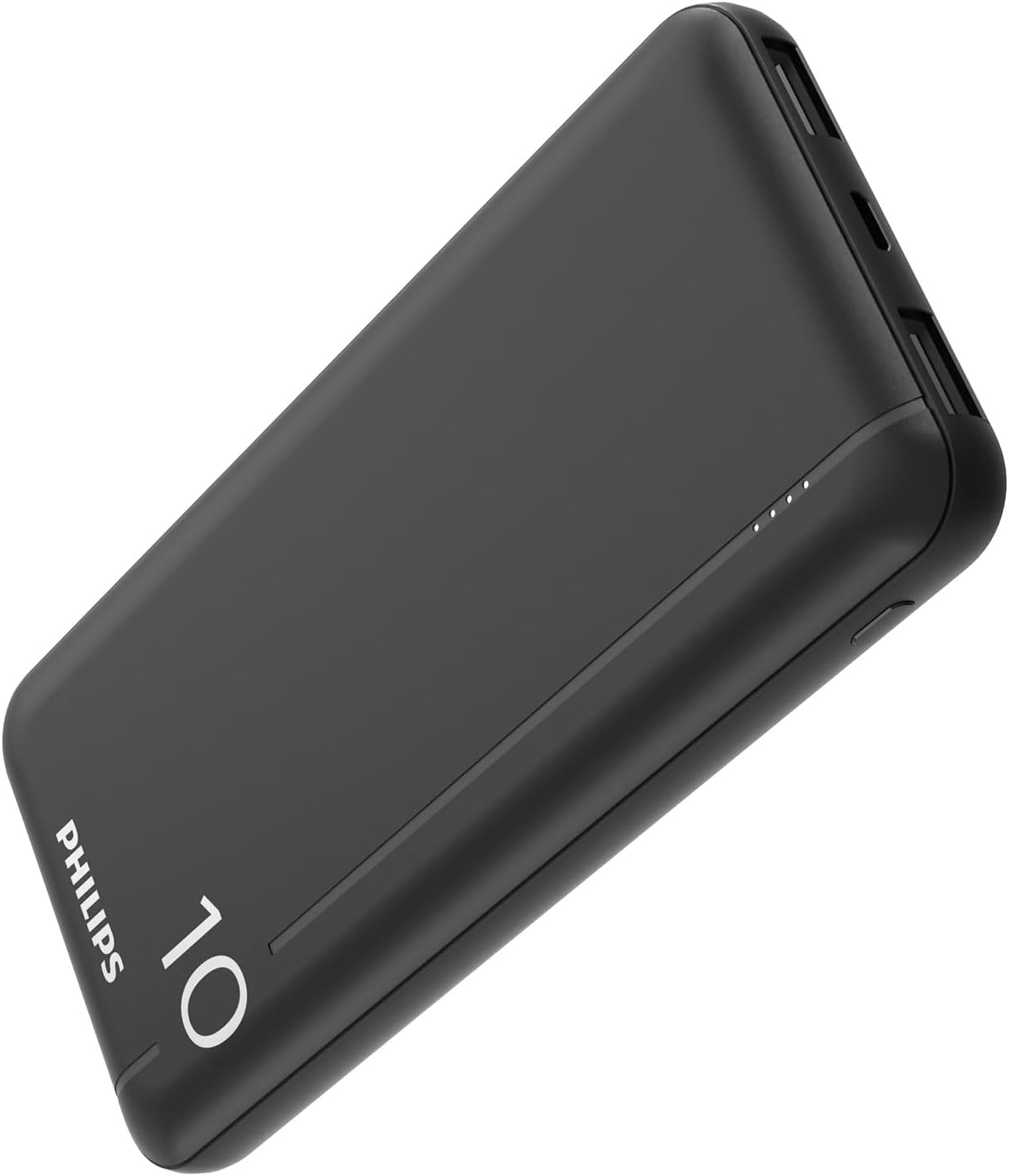 PHILIPS Powerbank de 10 000 mAh avec Ports d'entrée USB A et USB - C Doubles, Noir - Câbles & accessoires | DR CLICK Informatique