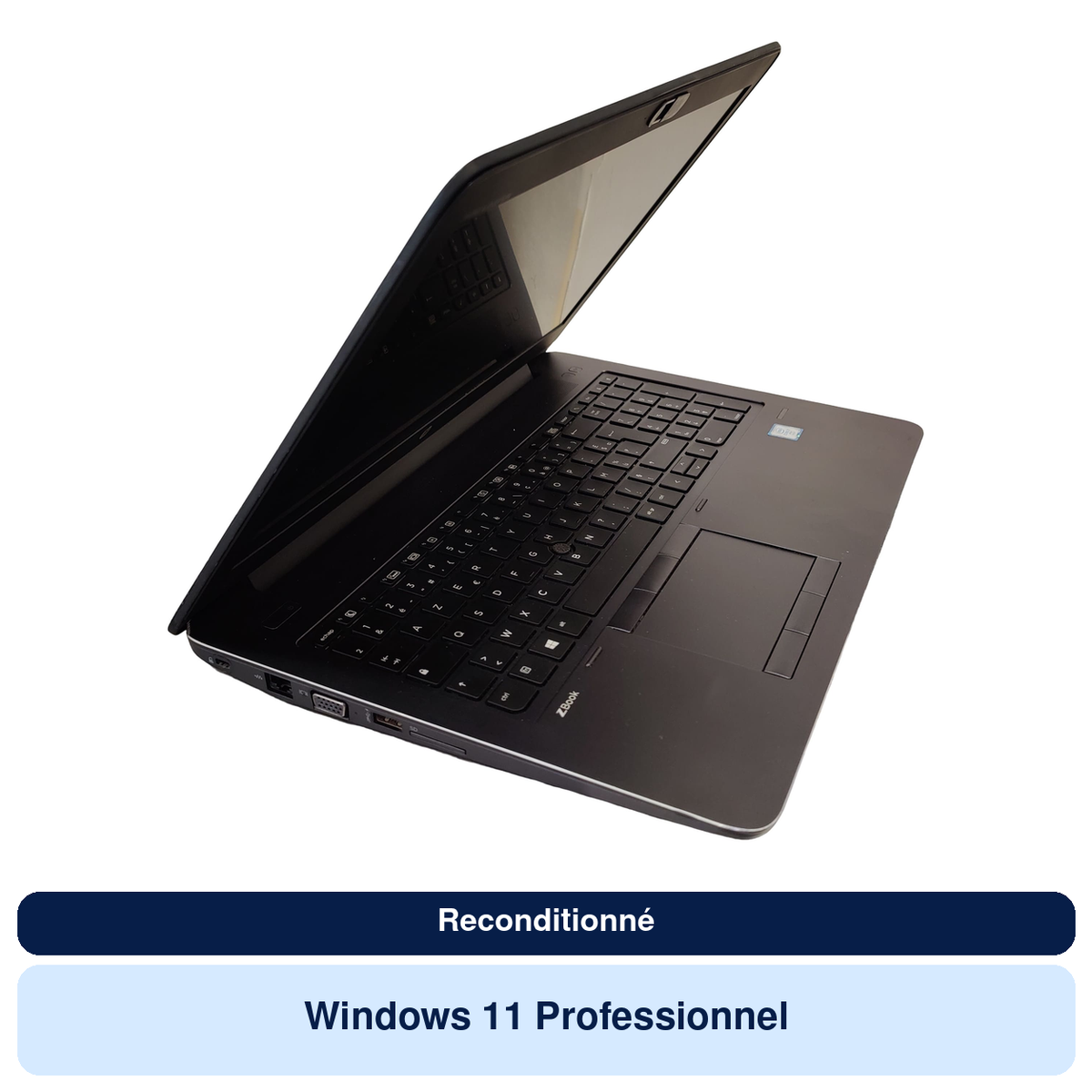 HP Zbook 15 G3 (reconditionné) — vue 3