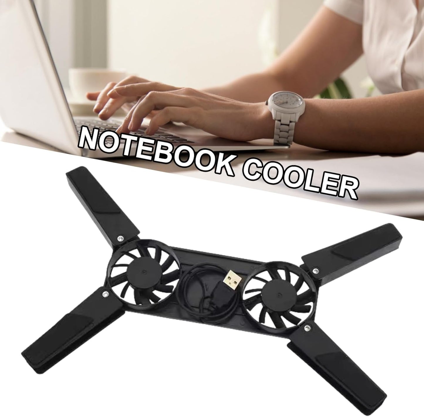 Refroidisseur pliable pour ordinateur portable - Ventilateur PC portable | DR CLICK Informatique