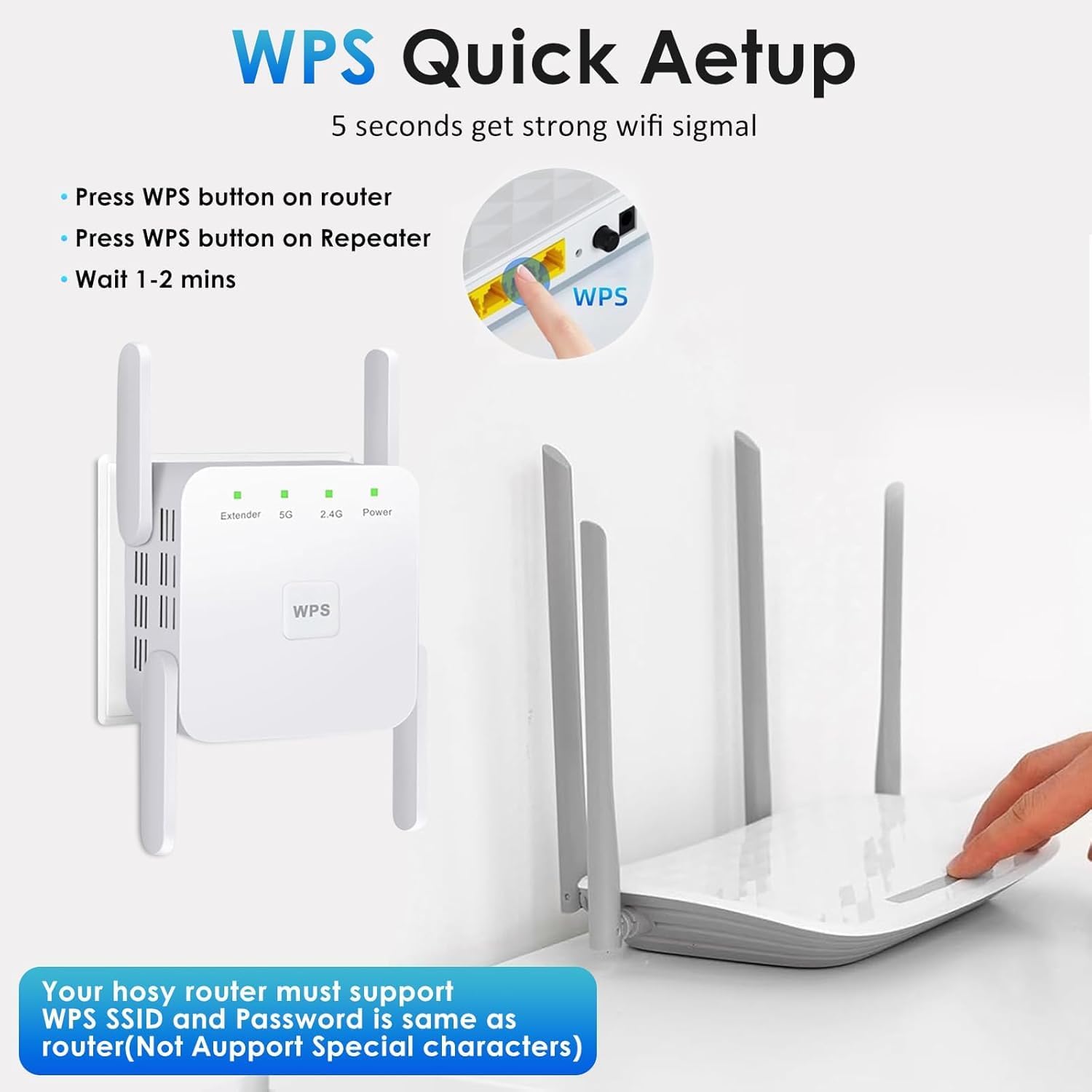 Répéteur Wi - Fi AC1200 – Double Bande 2,4/5 GHz, Port Ethernet, Compatible Toutes Box - Répéteur Wi - Fi | DR CLICK Informatique