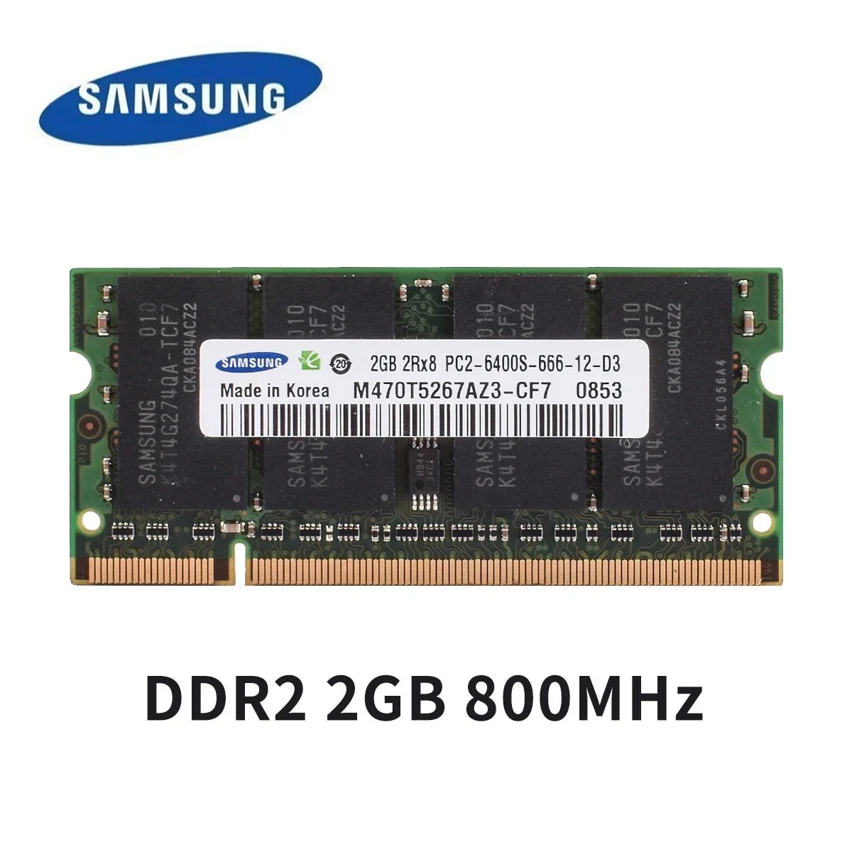 SAMSUNG PC PORTABLE Mémoire RAM DDR4 DDR3 DDR2 16GB 8GB 4GB 2GB - Mémoire | DR CLICK Informatique