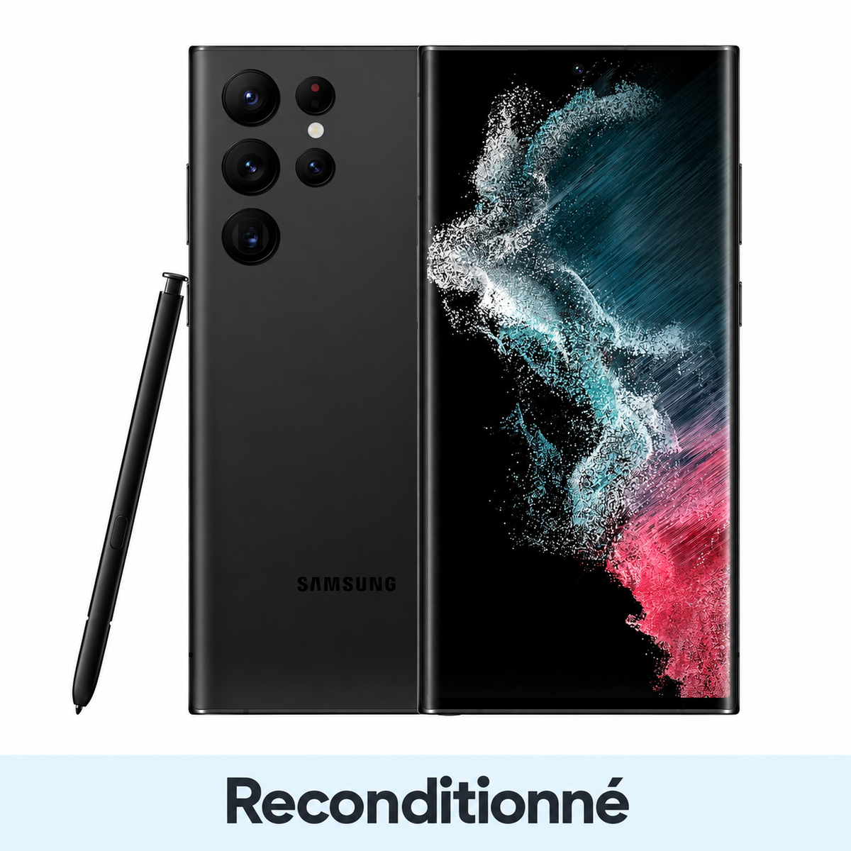 Samsung Galaxy S22 Ultra 5G – 128 Go – Noir – Reconditionné