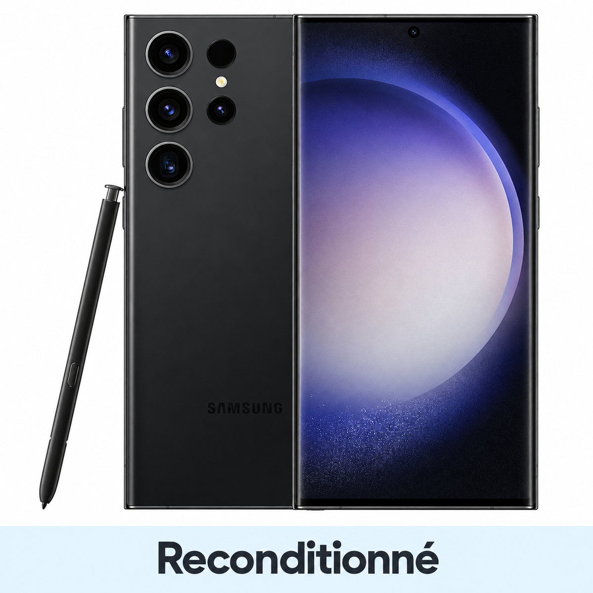 Samsung Galaxy S23 Ultra – 256 Go – Noir – Reconditionné