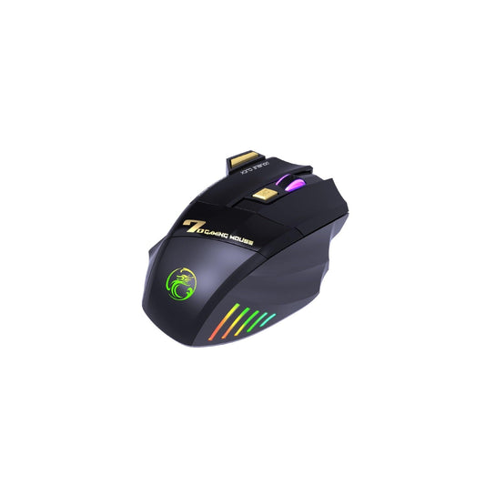 Souris de jeu ergonomique iMice GW - X7 7 boutons rechargeable RVB sans fil - Accessoires gaming | DR CLICK Informatique