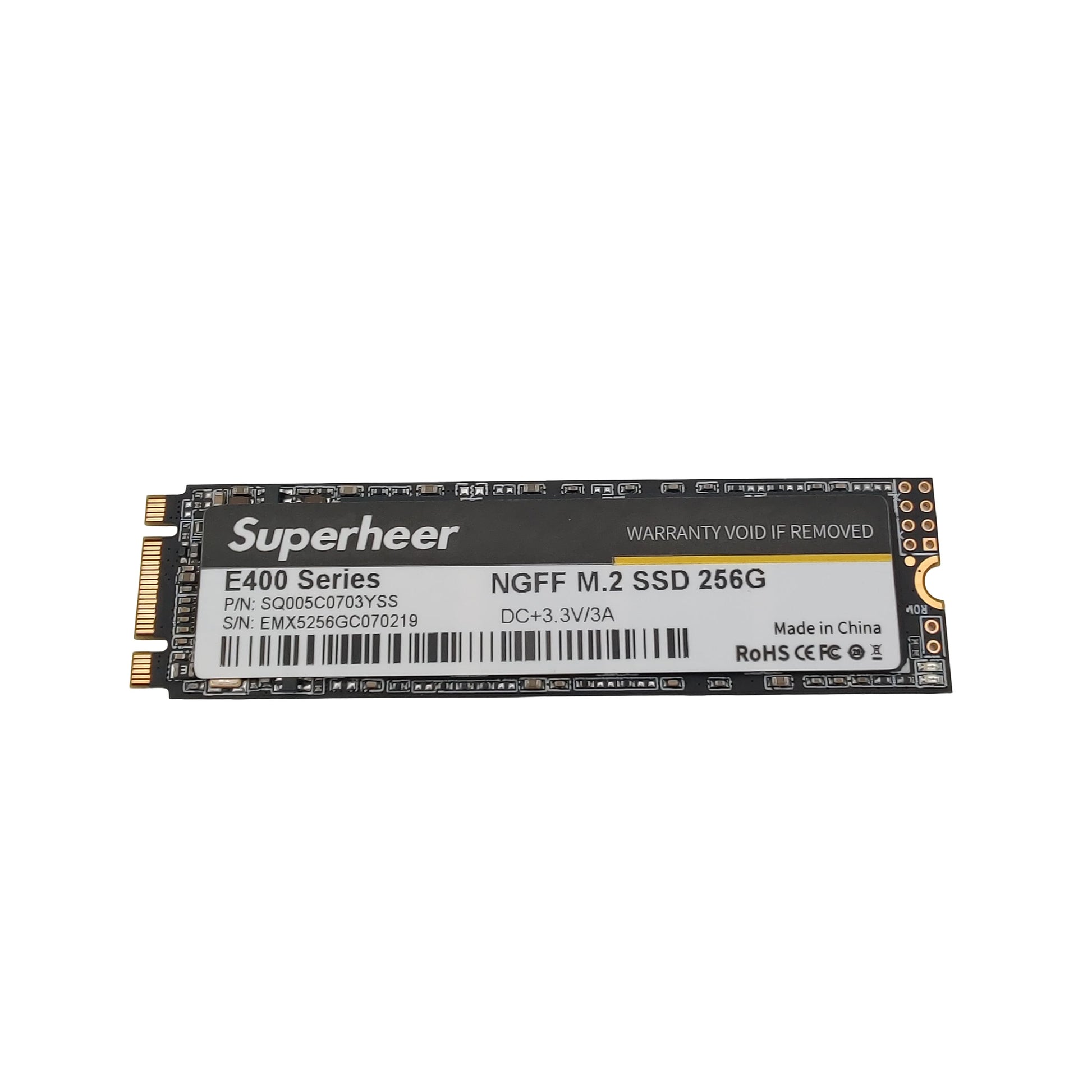 SSD NGFF Superheer E400 – 256 Go - Disque dur & SSD | DR CLICK Informatique