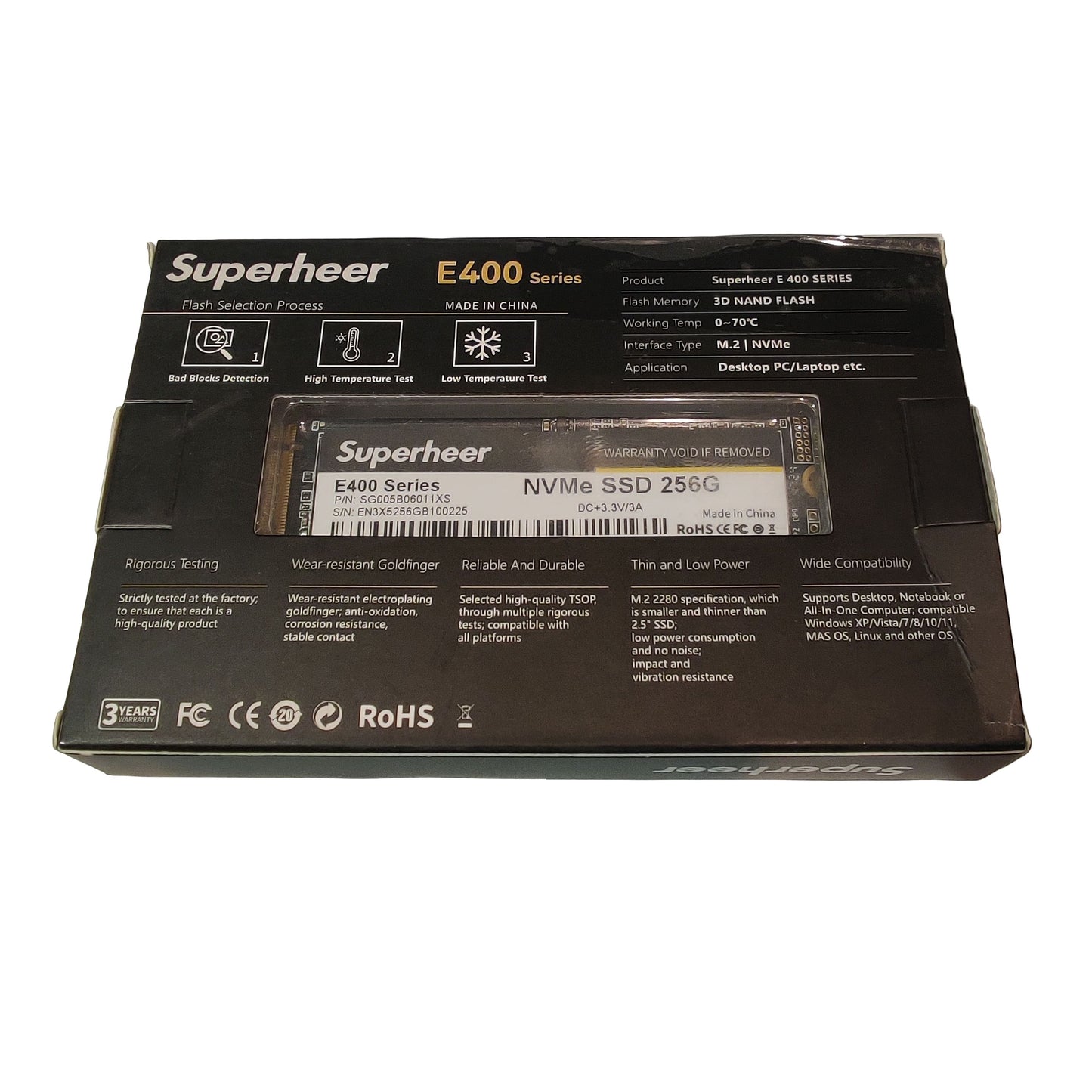 SSD NGFF Superheer E400 – 256 Go - Disque dur & SSD | DR CLICK Informatique