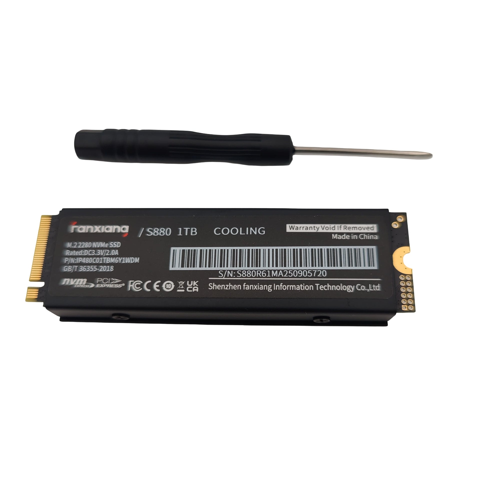 SSD NVMe Ranxiana S880 – 1 To avec radiateur aluminium - Disque dur & SSD | DR CLICK Informatique