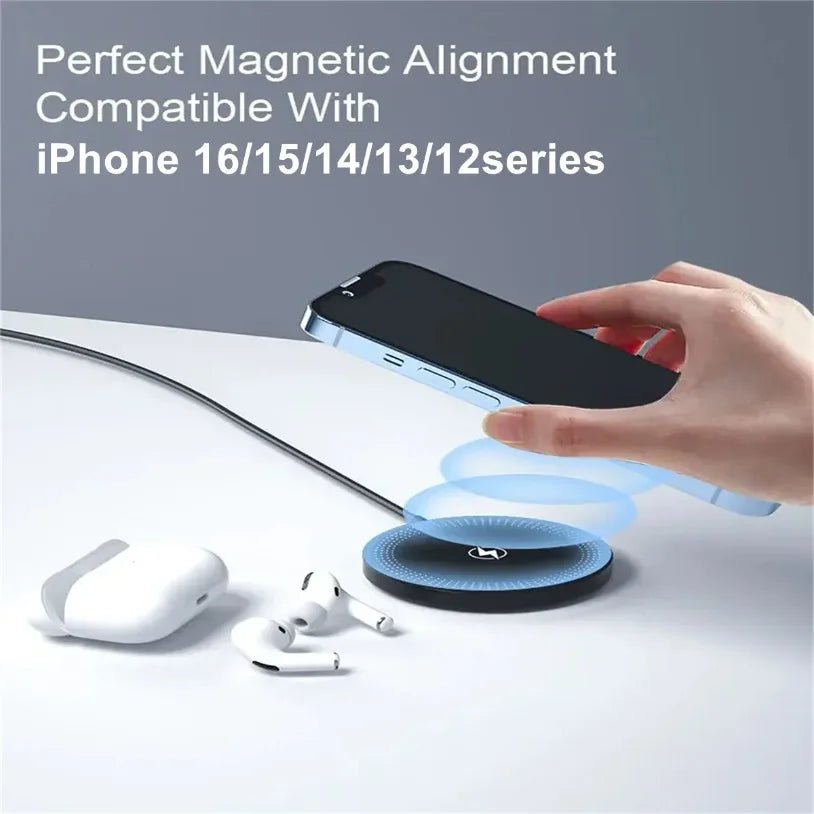 Station de chargement magnétique sans fil 100W, pour Magsafe iPhone 16 - 12, Samsung Xiaomi Mini USB A PD, support de charge rapide - Câbles & accessoires | DR CLICK Informatique