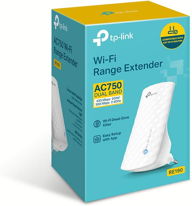 TP - Link RE190 – Répéteur Wi - Fi AC750, Extendeur Wi - Fi Compatible Toutes Box - Répéteur Wi - Fi | DR CLICK Informatique