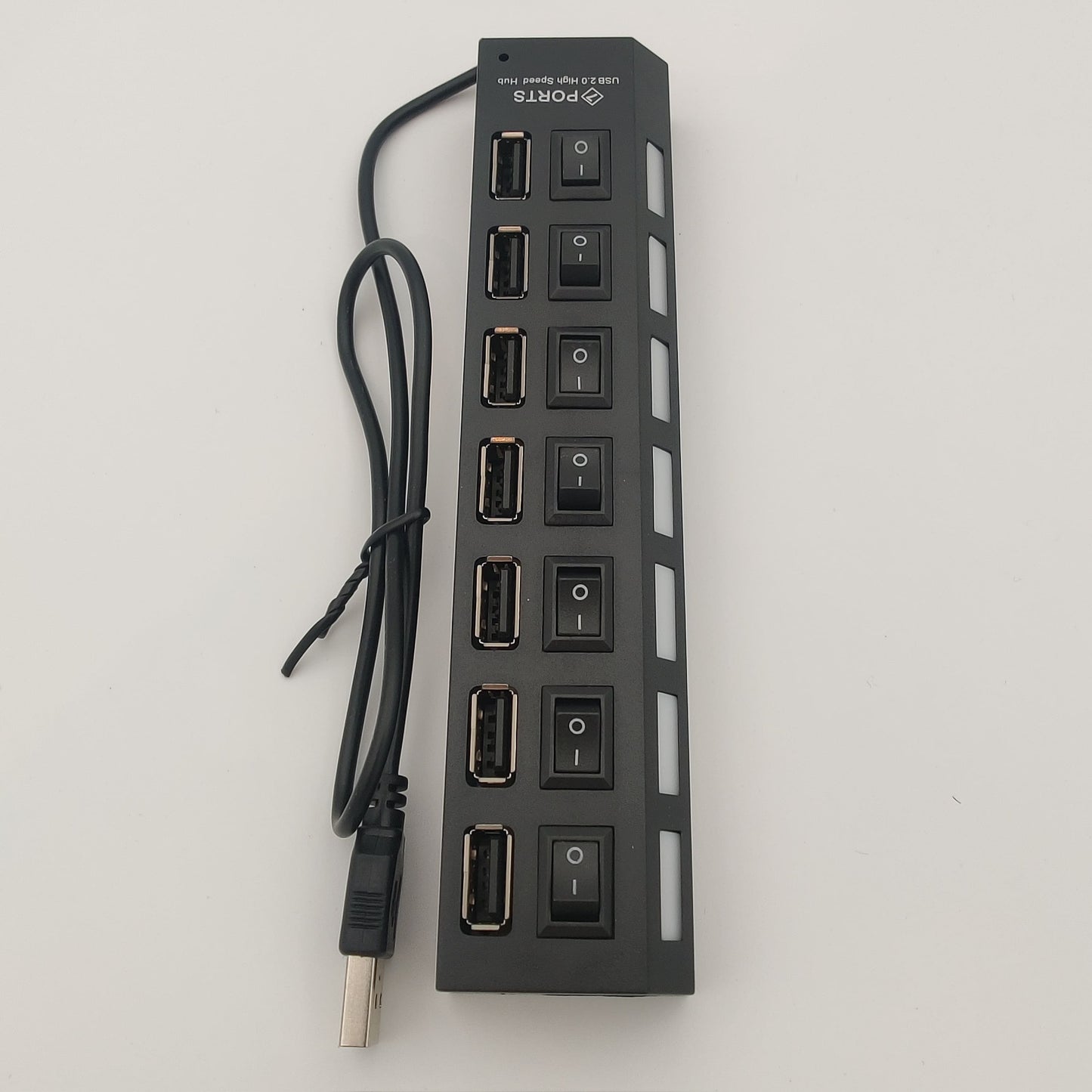 Hub USB 7 ports avec interrupteurs individuels