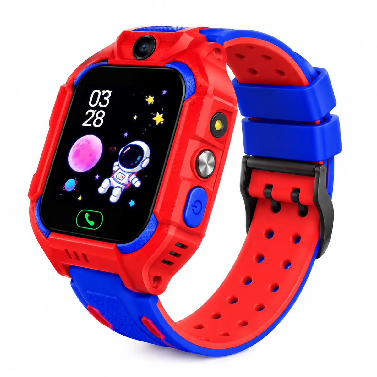 Montre connectée pour enfant — rouge ou rose