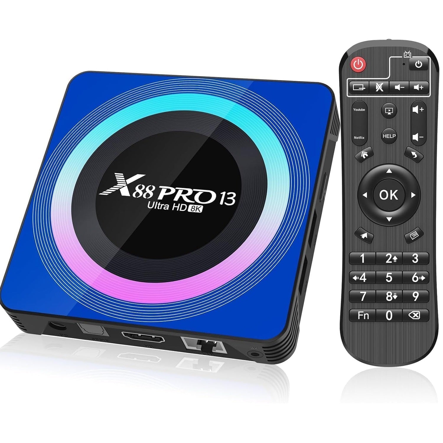 X88 Pro 13 boitier IPTV Android 13.0 TV Box 4GB RAM 32GB ROM - Lecteurs et accessoires multimédia | DR CLICK Informatique