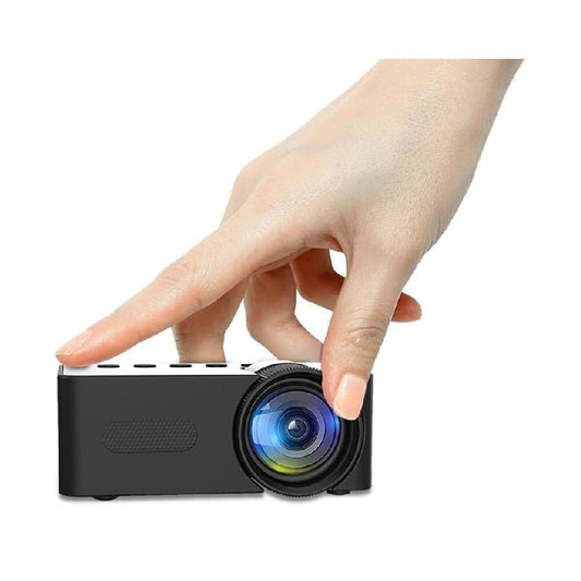 YT100 Mini projecteur de maison, portable, noir, LCD, USB - Visioconférence | DR CLICK Informatique